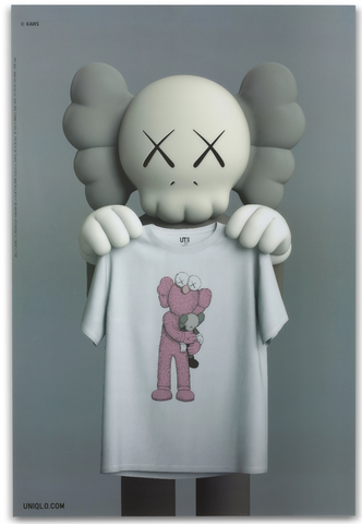 Uniqlo x KAWS Uniqlo poster (Grey) - 2019