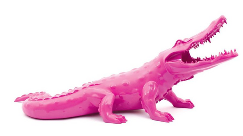 Crocodile fuschia - Richard Orlinski