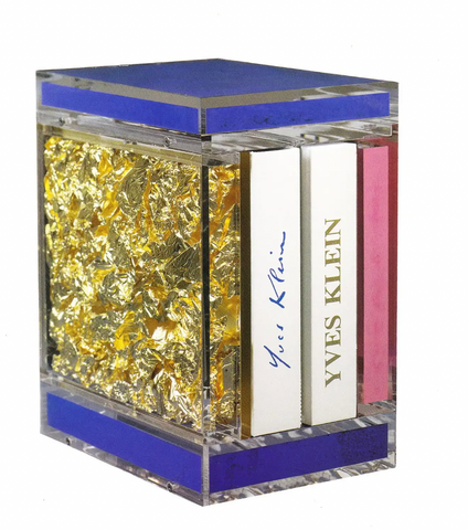 Coffret en plexiglass Yves Klein, 2000