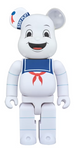 BEARBRICK 1000% Stay Puft Marshmallow Man White Chrome